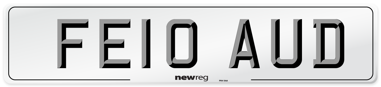 FE10 AUD Number Plate from New Reg